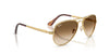 Ray-Ban AVIATOR MAX RB3925 Sunglasses / Arista Gold №001/R5 / Blue (3N 10.7%) / Size 58