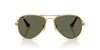 Ray-Ban AVIATOR MAX RB3925 Sunglasses / Arista Gold №001/R5 / Blue (3N 10.7%) / Size 58