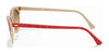 Ray-Ban CLUBMASTER OVAL RB3946 Sunglasses | Size 52 / Red №130851 / Light Brown Gradient (2N 30.5%)
