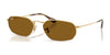 Ray-Ban RB3947 Sunglasses / Arista Gold №001/33 / Brown (3N 14.6%) / Size 54