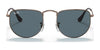Ray-Ban ELON RB3958 Sunglasses | Size 47 / Bronze-Copper №9230R5 / Blue (3N 15%)