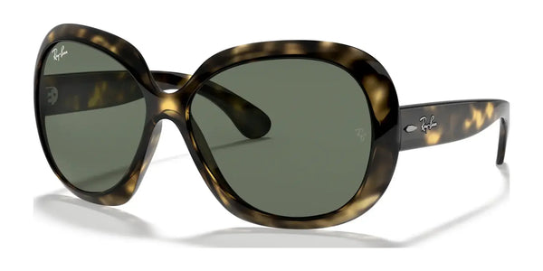 Ray-Ban JACKIE OHH II RB4098 Sunglasses | Size 60 / Light Havana №710/71 / Green Classic (3N 12.9%)