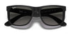 Ray-Ban JUSTIN RB4165 Sunglasses / Black №601/71 / Dark Green (3N 12.9%) / Size 55