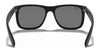 Ray-Ban JUSTIN RB4165 Sunglasses / Black №601/71 / Dark Green (3N 12.9%) / Size 55