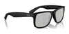 Ray-Ban JUSTIN RB4165 Sunglasses / Black №601/71 / Dark Green (3N 12.9%) / Size 55