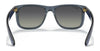 Ray-Ban JUSTIN RB4165 Sunglasses / Black №601/71 / Dark Green (3N 12.9%) / Size 55