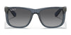 Ray-Ban JUSTIN RB4165 Sunglasses / Black №601/71 / Dark Green (3N 12.9%) / Size 55