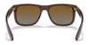 Ray-Ban JUSTIN RB4165 Sunglasses / Black №601/71 / Dark Green (3N 12.9%) / Size 55