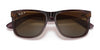 Ray-Ban JUSTIN RB4165 Sunglasses / Black №601/71 / Dark Green (3N 12.9%) / Size 55