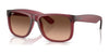 Ray-Ban JUSTIN RB4165 Sunglasses / Rubber Violet №6815A5 / New Color №6815A5 (3N 13.5%) / Size 55