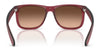 Ray-Ban JUSTIN RB4165 Sunglasses / Black №601/71 / Dark Green (3N 12.9%) / Size 55