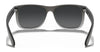 Ray-Ban JUSTIN RB4165 Sunglasses / Black №601/71 / Dark Green (3N 12.9%) / Size 55