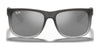 Ray-Ban JUSTIN RB4165 Sunglasses / Black №601/71 / Dark Green (3N 12.9%) / Size 55