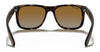 Ray-Ban JUSTIN RB4165 Sunglasses / Black №601/71 / Dark Green (3N 12.9%) / Size 55