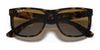 Ray-Ban JUSTIN RB4165 Sunglasses / Black №601/71 / Dark Green (3N 12.9%) / Size 55