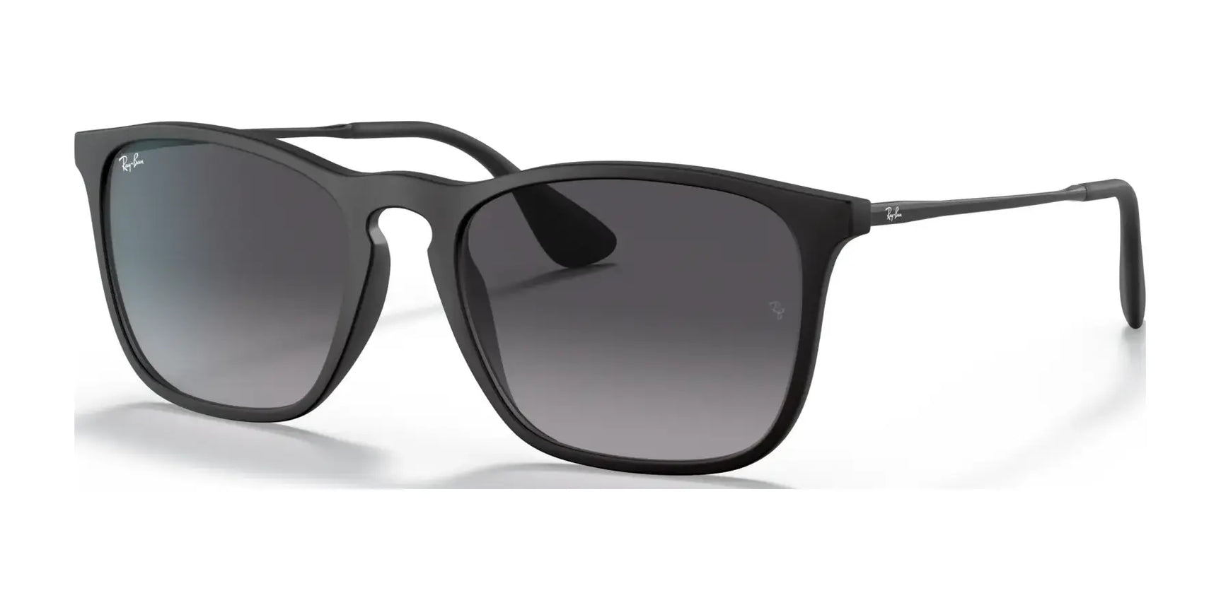 Ray-Ban CHRIS RB4187F Sunglasses Rubber Black / Grey Gradient Ray-Ban CHRIS RB4187F Sunglasses Rubber Black / Grey Gradient