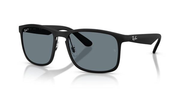 Ray-Ban RB4264 Sunglasses | Size 58 / Black №601/J0 / Blue Mirror Gold Gradient (Polarized) (3P 15.1%)