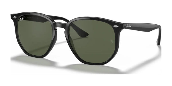 Ray-Ban RB4306F Sunglasses | Size 54 / Black №601/71 / Green Classic (3N 12.0%)