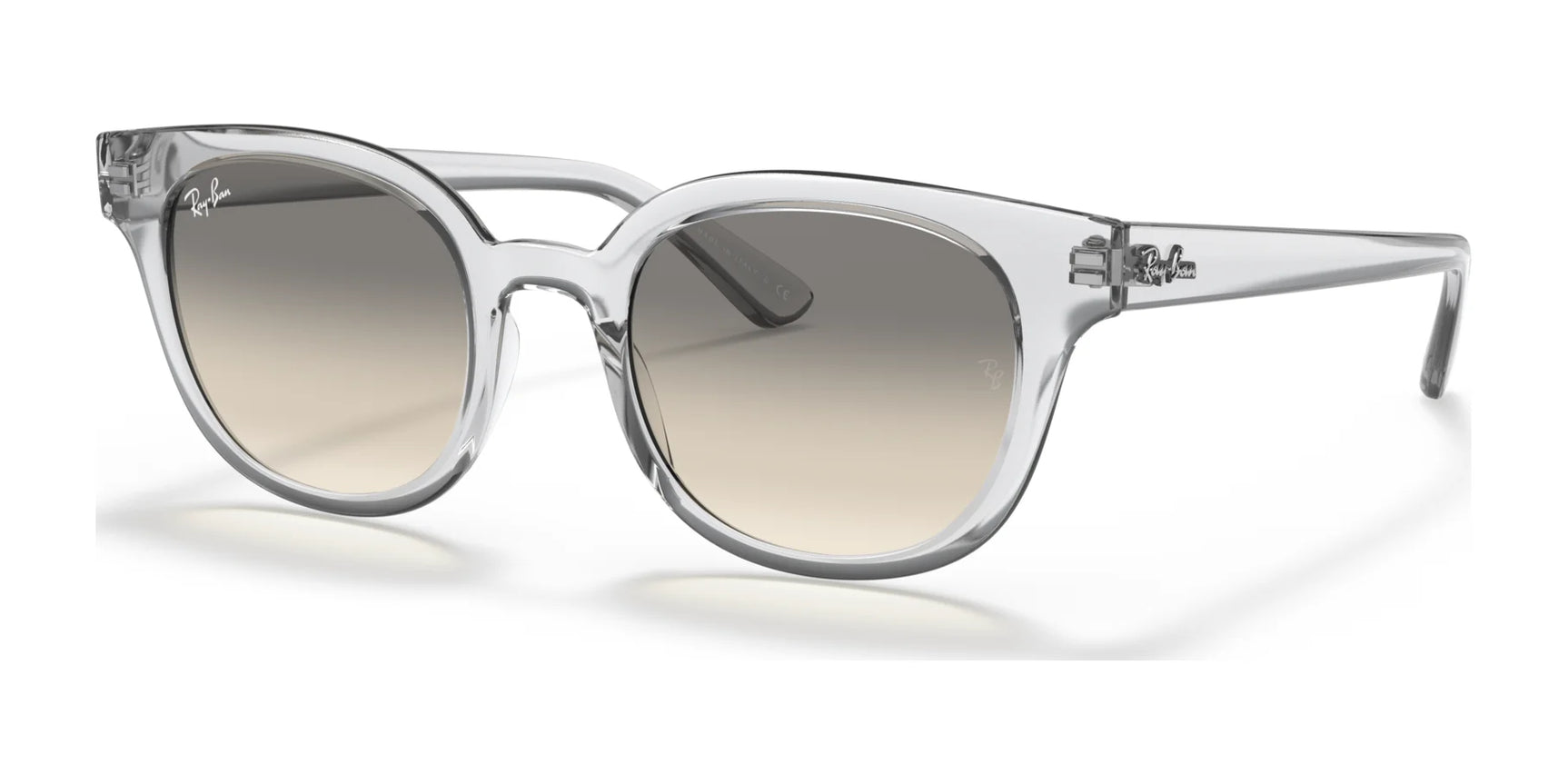 Ray-Ban RB4324 Sunglasses Transparent / Light Grey Ray-Ban RB4324 Sunglasses Transparent / Light Grey