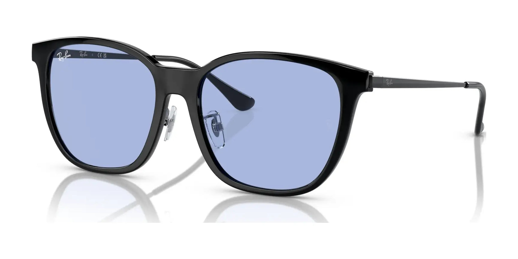 Ray-Ban RB4333D Sunglasses Black / Blue Ray-Ban RB4333D Sunglasses Black / Blue