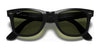 Ray-Ban WAYFARER RB4340 Sunglasses | Size 50 / Black №601 / G-15 Green (3N 13.2%)