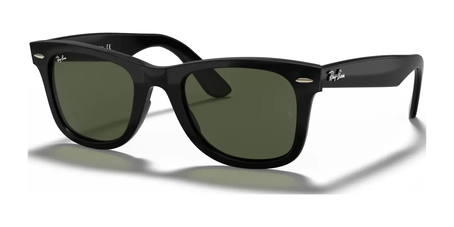 Ray-Ban WAYFARER RB4340 Sunglasses Black / G-15 Green Ray-Ban WAYFARER RB4340 Sunglasses Black / G-15 Green