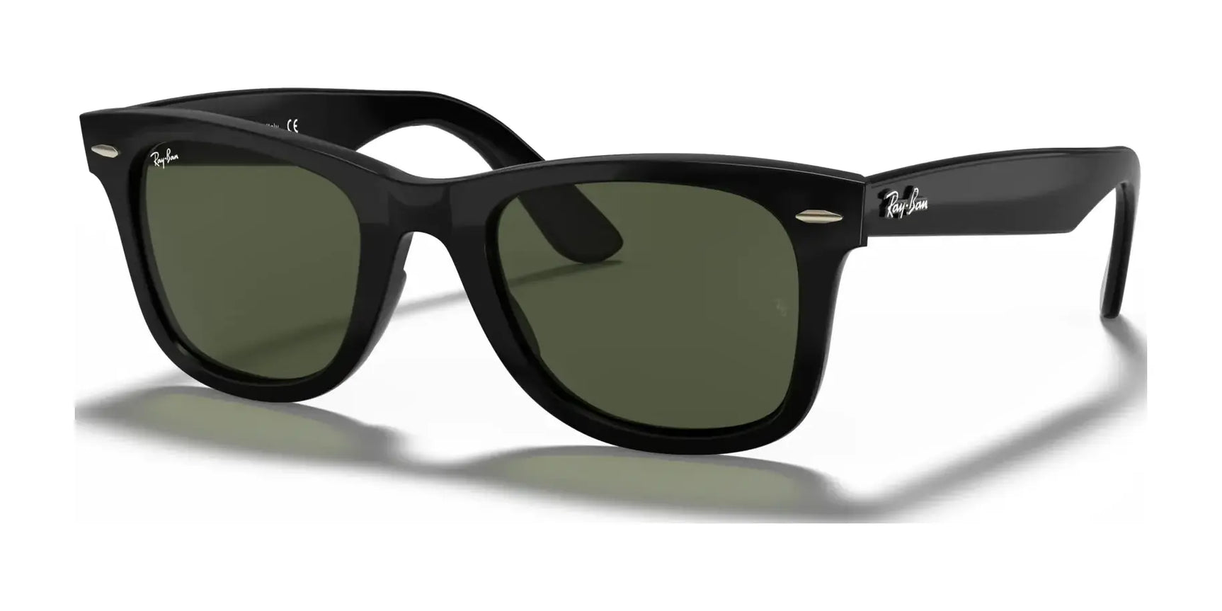 Ray-Ban WAYFARER RB4340 Sunglasses Black / G-15 Green Ray-Ban WAYFARER RB4340 Sunglasses Black / G-15 Green