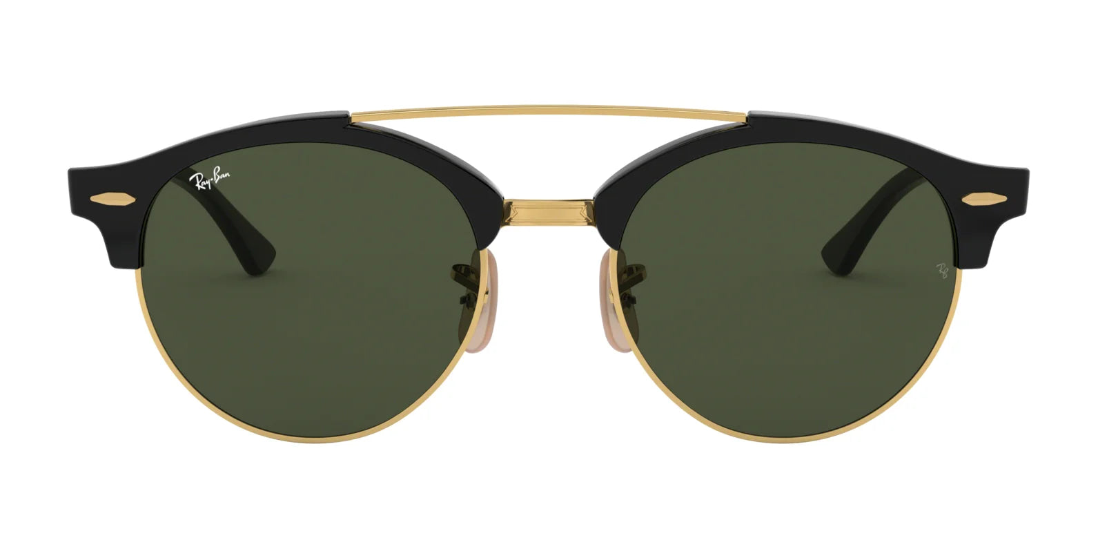 Ray-Ban CLUBROUND DOUBLEBRIDGE RB4346 Sunglasses | Size 51 Ray-Ban CLUBROUND DOUBLEBRIDGE RB4346 Sunglasses | Size 51