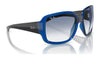 Ray-Ban POWDERHORN RB4347 Sunglasses | Size 60 / Transparent Blue №666019 / Blue (1N 46.32%)
