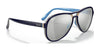 Ray-Ban VAGABOND RB4355 Sunglasses | Size 58 / Light Blue №6546W3 / Grey Mirror Grey (Photochromic) (3F 15.63%)