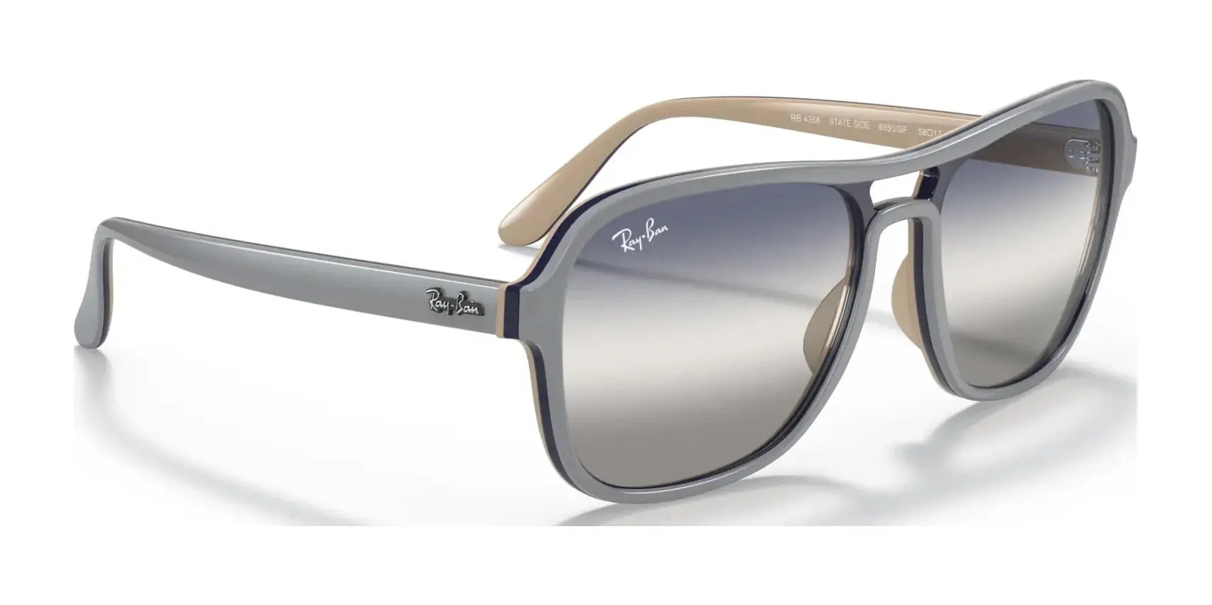 Ray-Ban STATE SIDE RB4356 Sunglasses | Size 58 Ray-Ban STATE SIDE RB4356 Sunglasses | Size 58