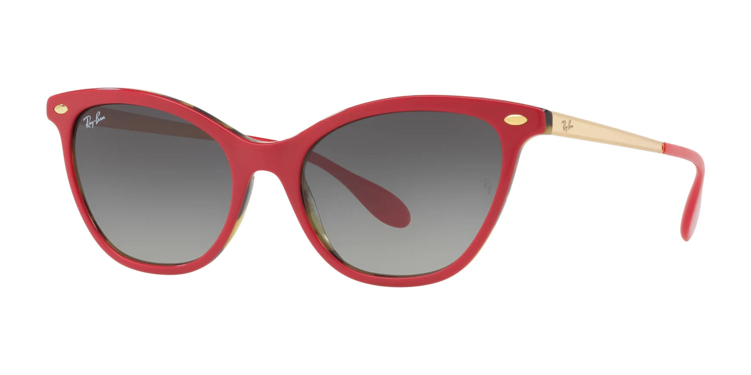 Ray-Ban RB4360 Sunglasses Red / Grey Gradient Ray-Ban RB4360 Sunglasses Red / Grey Gradient