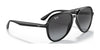 Ray-Ban RB4376 Sunglasses | Size 57 / Black №601/8G / Grey Gradient (3N 15.2%)