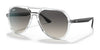 Ray-Ban RB4376 Sunglasses | Size 57 / Transparent №647711 / Grey Gradient (2N 22.8%)
