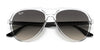 Ray-Ban RB4376 Sunglasses | Size 57 / Black №601/8G / Grey Gradient (3N 15.2%)