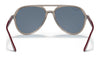 Ray-Ban RB4376 Sunglasses | Size 57 / Black №601/8G / Grey Gradient (3N 15.2%)