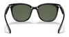 Ray-Ban RB4379D Sunglasses | Size 55 / Black №601/71 / Dark Green (3N 12.9%)