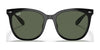 Ray-Ban RB4379D Sunglasses | Size 55 / Black №601/71 / Dark Green (3N 12.9%)