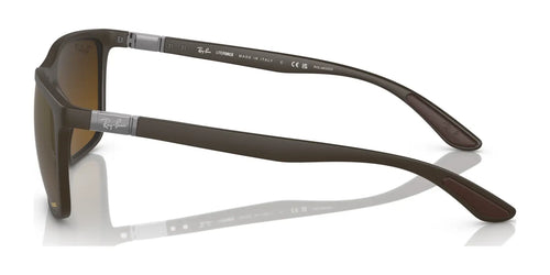 Ray-Ban RB4385 Sunglasses / Size 58 / Brown №6124A3 / Brown/Gold (Polarized) (3P 14.9%)
