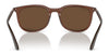 Ray-Ban RB4386F Sunglasses | Size 55 / Transparent Brown №6652AN / Brown (Polarized) (3P 12.6%)