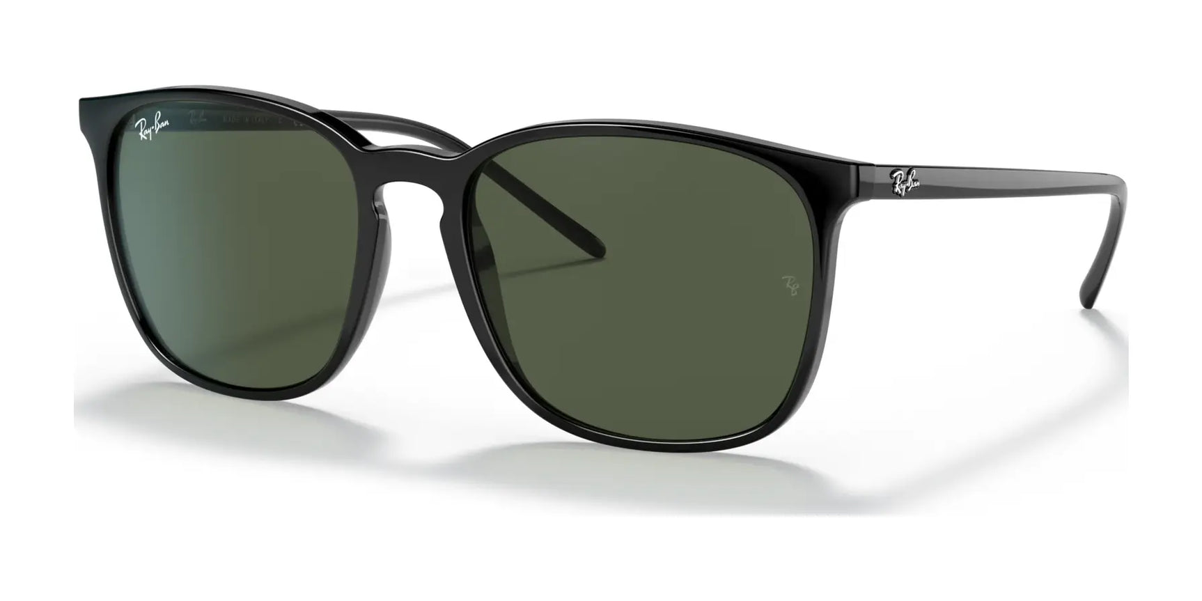 Ray-Ban RB4387 Sunglasses Black / Green Ray-Ban RB4387 Sunglasses Black / Green