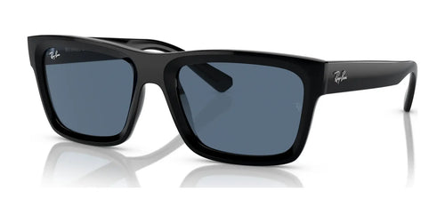 Ray-Ban WARREN RB4396 Sunglasses / Black №667771 / Dark Green (3N 14.3%) / Size 54