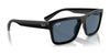 Ray-Ban WARREN RB4396 Sunglasses / Black №667771 / Dark Green (3N 14.3%) / Size 54