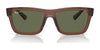 Ray-Ban WARREN RB4396 Sunglasses / Black №667771 / Dark Green (3N 14.3%) / Size 54