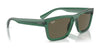 Ray-Ban WARREN RB4396 Sunglasses / Black №667771 / Dark Green (3N 14.3%) / Size 54