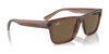 Ray-Ban WARREN RB4396F Sunglasses | Size 57 / Transparent Brown №667873 / Dark Brown (3N 13.3%)