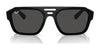 Ray-Ban CORRIGAN RB4397 Sunglasses | Size 54 / Black №667771 / Dark Green (3N 14.3%)