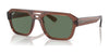 Ray-Ban CORRIGAN RB4397 Sunglasses | Size 54 / Transparent Brown №667882 / Dark Green (2N 19.6%)