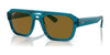 Ray-Ban CORRIGAN RB4397 Sunglasses | Size 54 / Transparent Light Blue №668383 / Dark Brown (Polarized) (3P 16.2%)