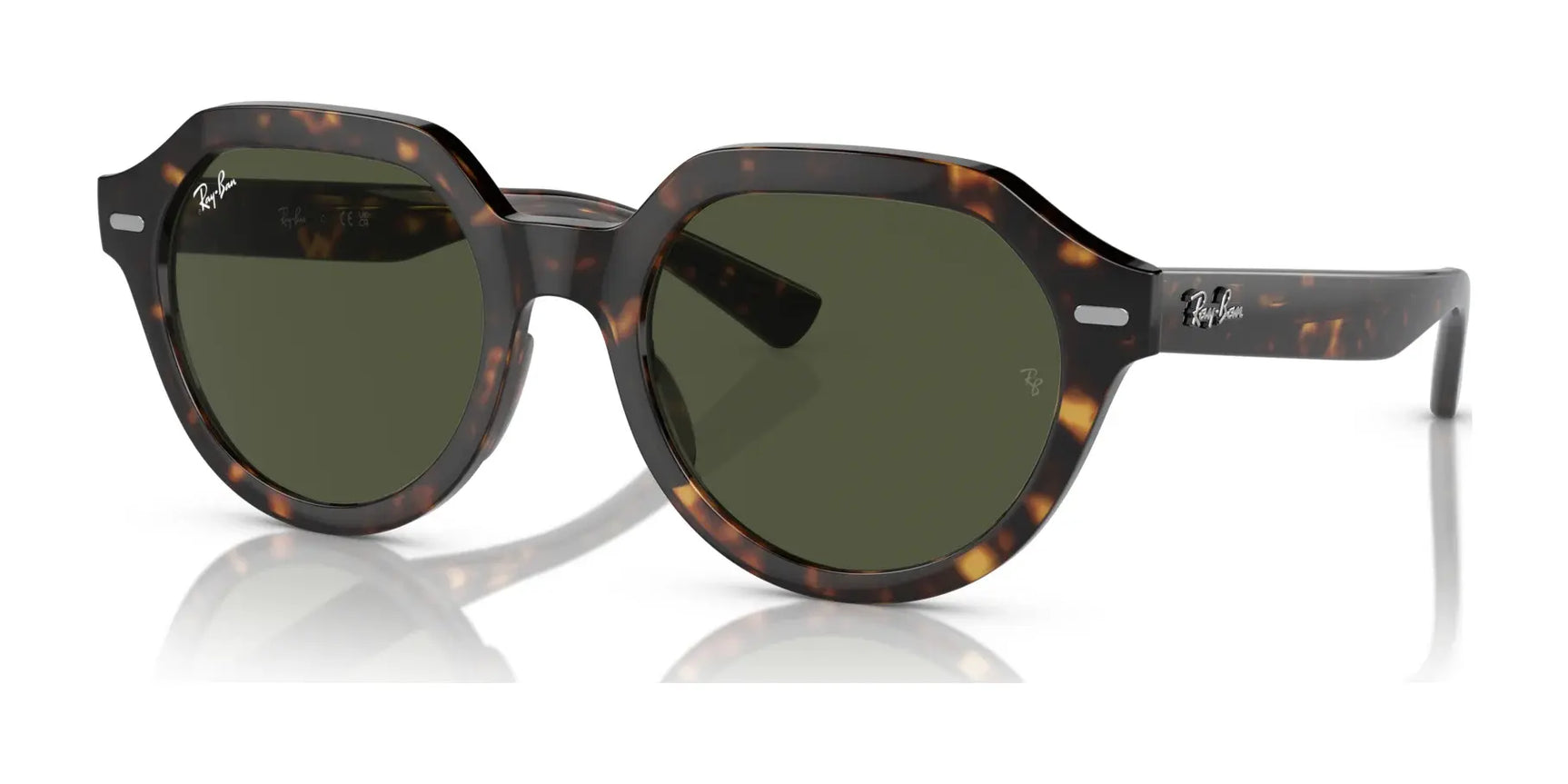 Ray-Ban GINA RB4399 Sunglasses Havana / Green Ray-Ban GINA RB4399 Sunglasses Havana / Green